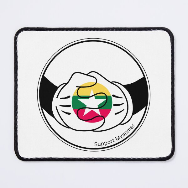 Item preview, Standing with Myanmar: Hands of Solidarity designed and sold by We-Open-Minds.