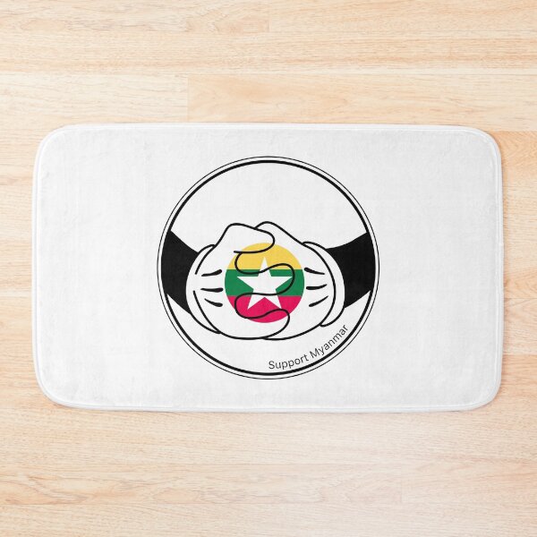 Item preview, Standing with Myanmar: Hands of Solidarity designed and sold by We-Open-Minds.
