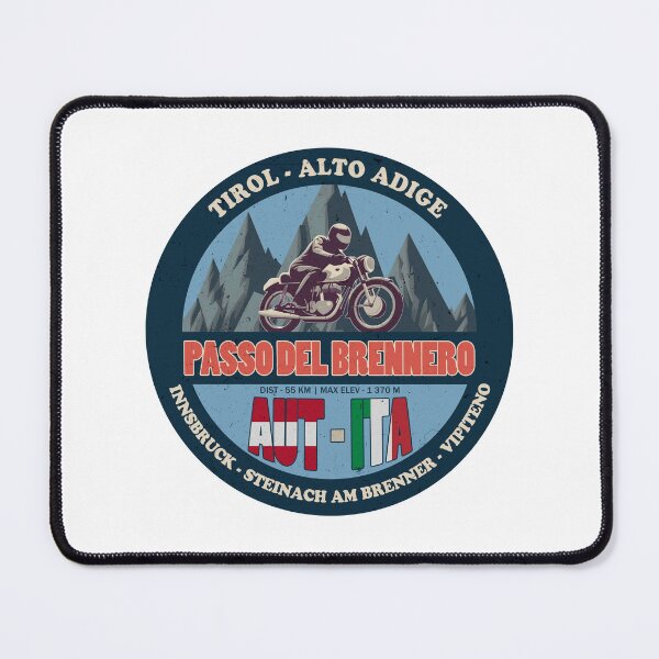 Item preview, Passo Del Brennero Brenner Pass Vintage Badge, AUT ITA designed and sold by Wanderful-roads.