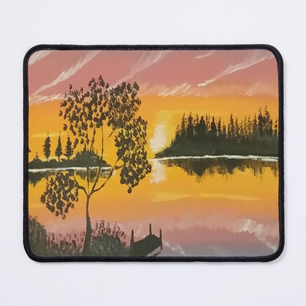Item preview, sunset on the lake. designed and sold by AleasDesNuances.