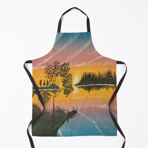 Item preview, sunset on the lake. designed and sold by AleasDesNuances.