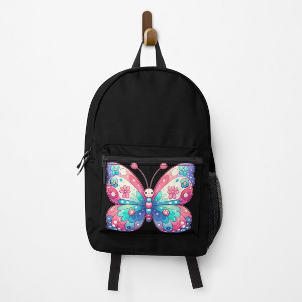 Item preview, Colorful aesthetic floral butterfly designed and sold by Kalpa.