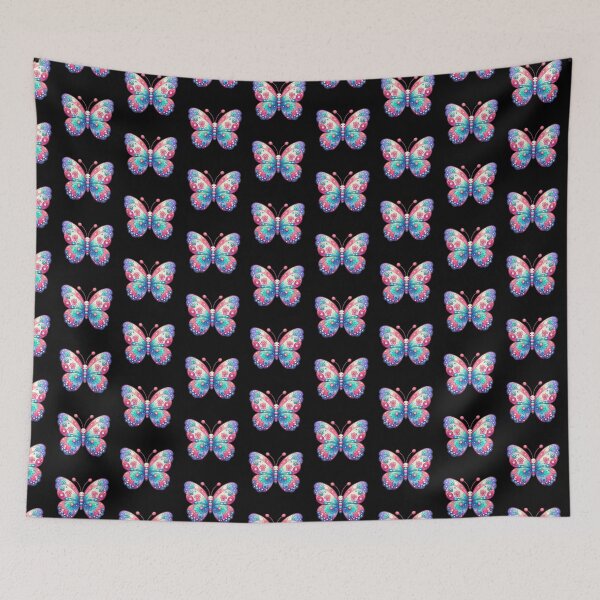 Item preview, Colorful aesthetic floral butterfly designed and sold by Kalpa.