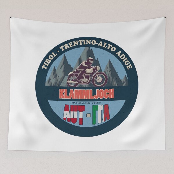 Item preview, Klammljoch Passo di Gola Vintage Badge, AUT ITA designed and sold by Wanderful-roads.