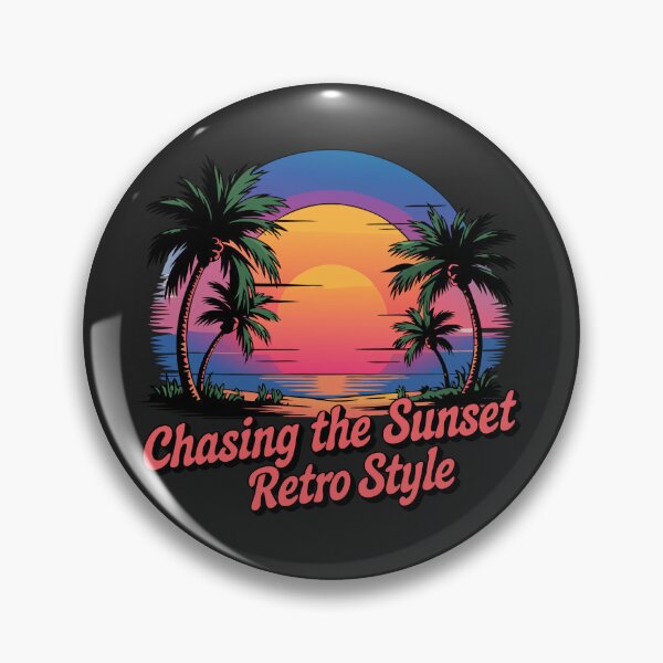 Item preview, Retro Tropical Sunset, Ideal Gift designed and sold by Indoni.