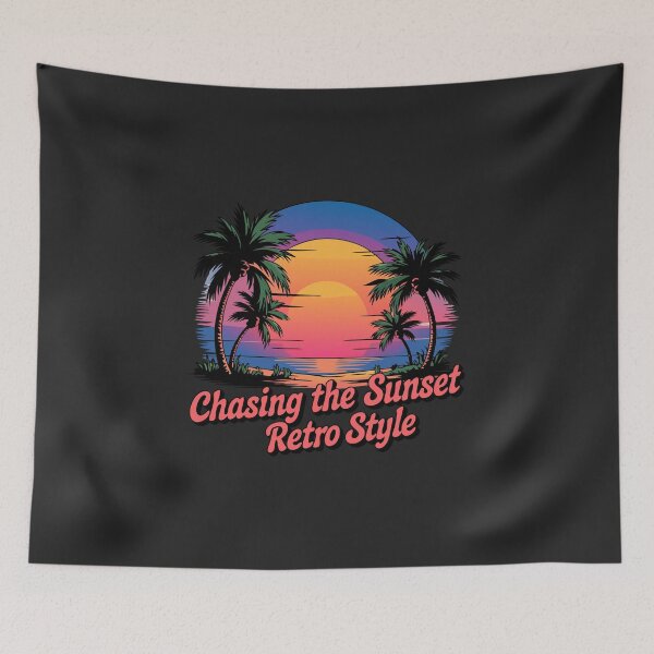 Item preview, Retro Tropical Sunset, Ideal Gift designed and sold by Indoni.