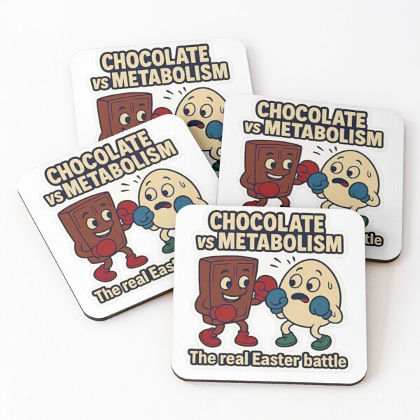 Item preview, Easter Showdown: Chocolate vs Metabolism – The Real Battle Begins! designed and sold by McZerrill.
