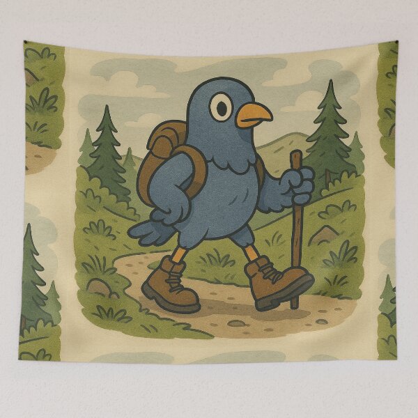 Item preview, The Amazing Pigeon Hiking designed and sold by LOveStOrSidE.