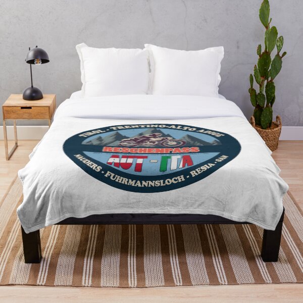 Item preview, Reschenpass Vintage Badge, AUT ITA designed and sold by Wanderful-roads.