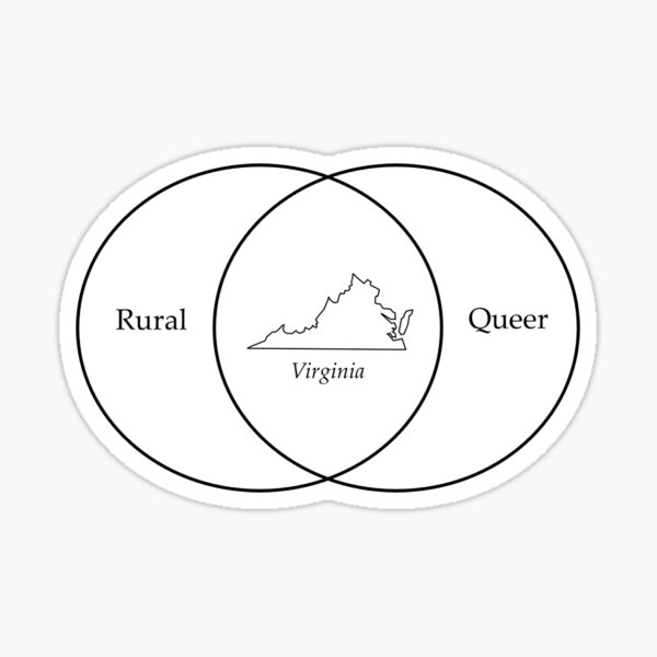 Item preview, Rural Queer Virginia designed and sold by Art by Vaughn.