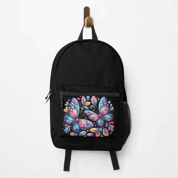 Item preview,  Colorful aesthetic floral butterflies designed and sold by Kalpa.