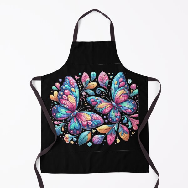 Item preview, Colorful aesthetic floral butterflies designed and sold by Kalpa.