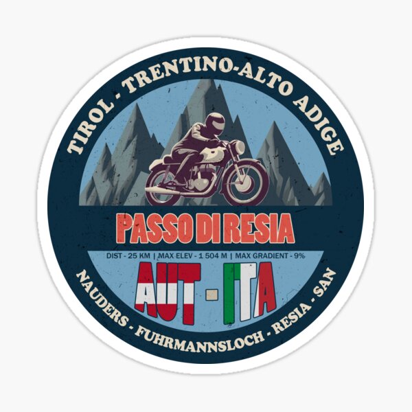 Item preview, Passo di Resia Vintage Badge designed and sold by Wanderful-roads.