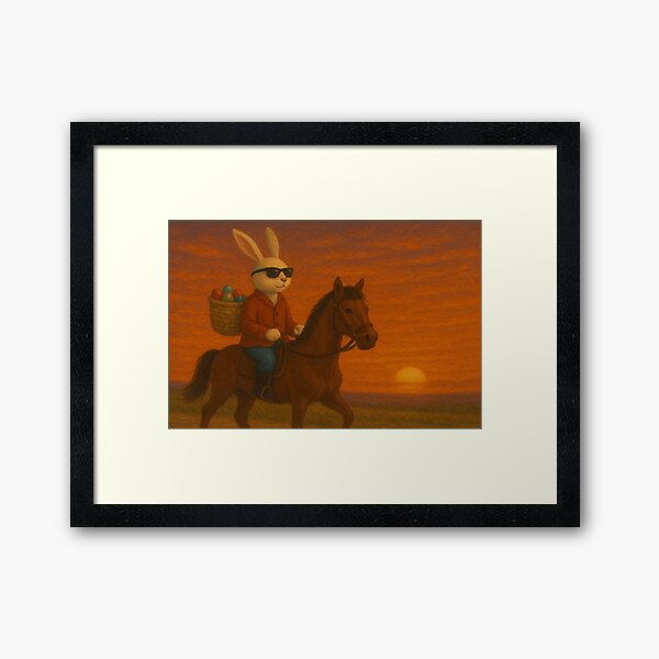 Item preview, Easter Rider at Sunset designed and sold by artes-lunares.