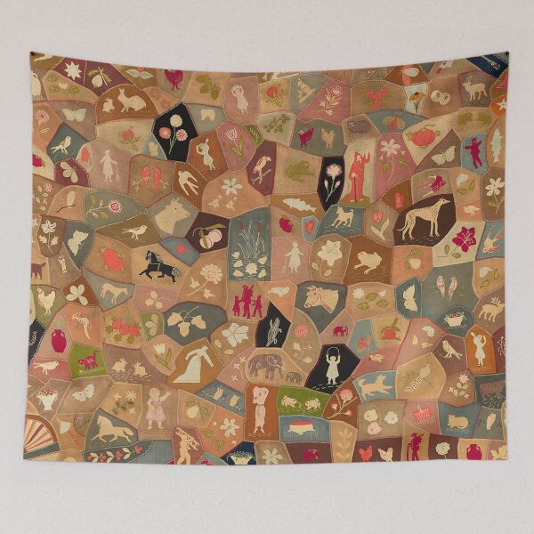 Item preview, All Sorts Country Cottage Quilt designed and sold by AnimaliaStar.