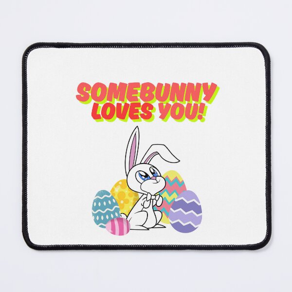 Item preview, Cute Easter Bunny with Love Message designed and sold by Mix Mood.