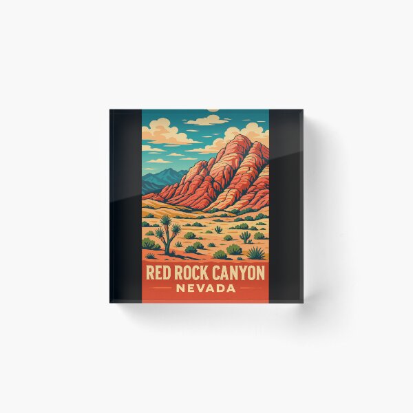 Aperçu de l'œuvre Red Rock Canyon Nevada créée et vendue par MojaveTradePost.