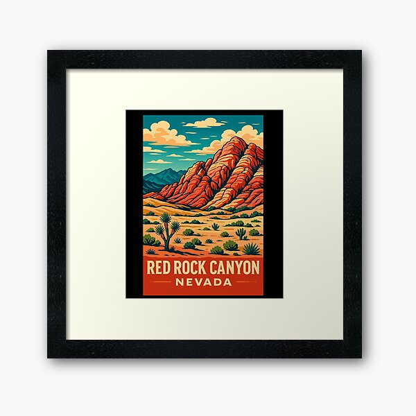 Artikel-Vorschau von Red Rock Canyon, Nevada, designt und verkauft von MojaveTradePost.