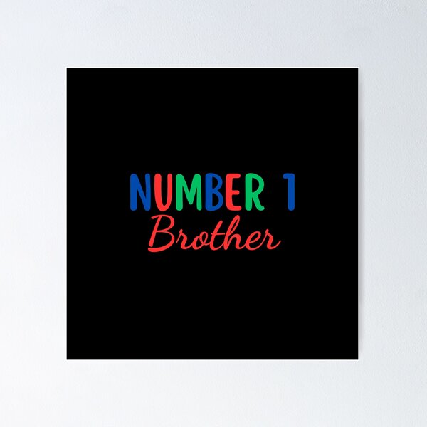 Item preview, Number 1 Brother designed and sold by DixieGirlStudio.
