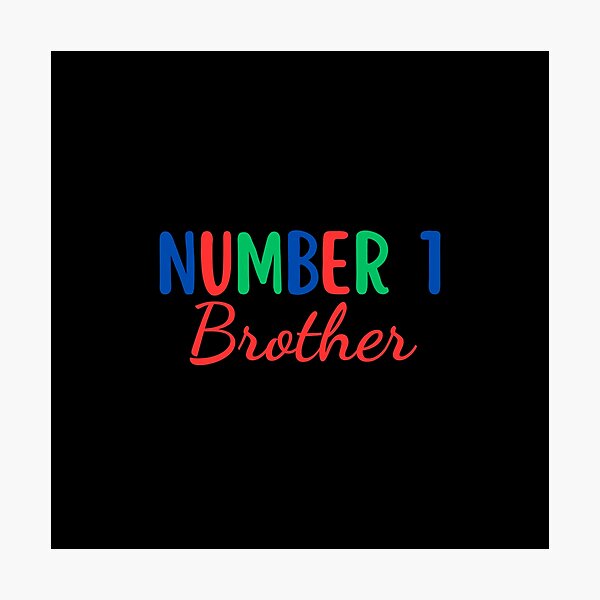 Item preview, Number 1 Brother designed and sold by DixieGirlStudio.