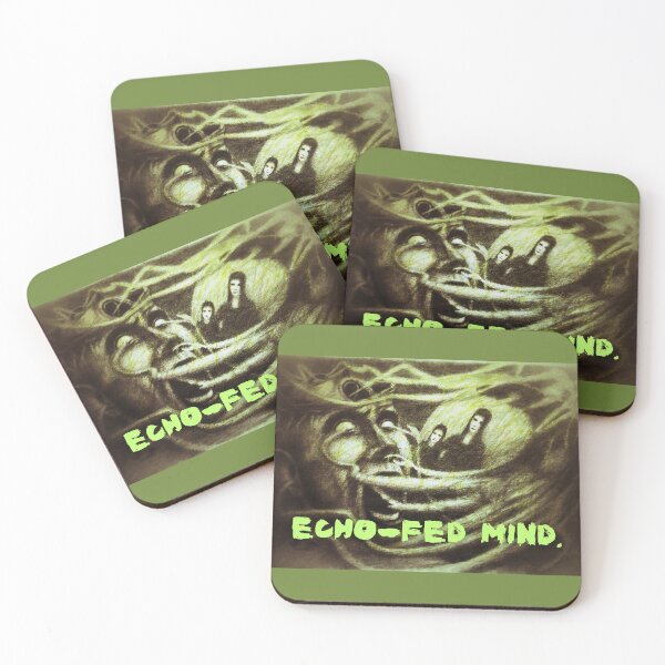 Item preview, Echo-Fed Mind – Green Surreal Artwork of Memory and Repetition designed and sold by Anomaly Effect.