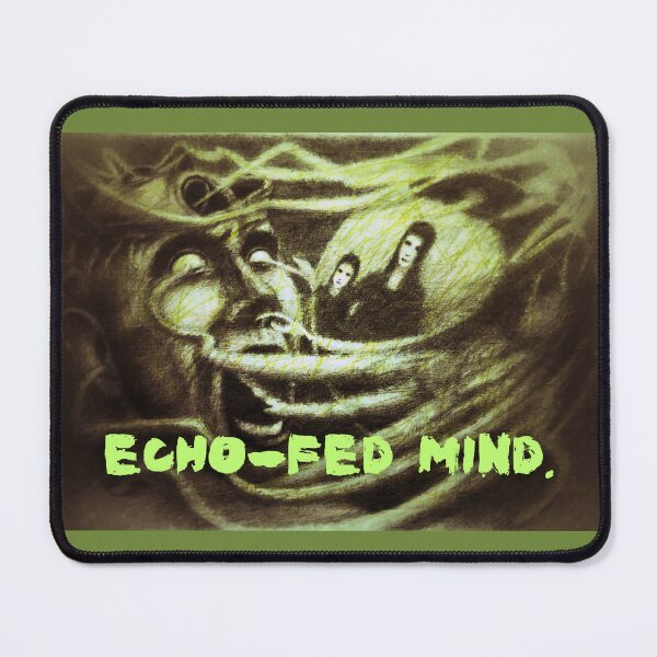Item preview, Echo-Fed Mind – Green Surreal Artwork of Memory and Repetition designed and sold by Anomaly Effect.