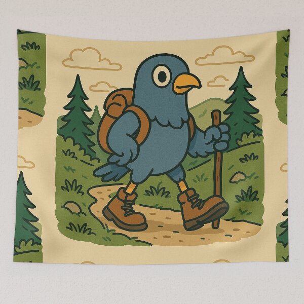 Item preview, The Amazing Pigeon Hiking designed and sold by LOveStOrSidE.