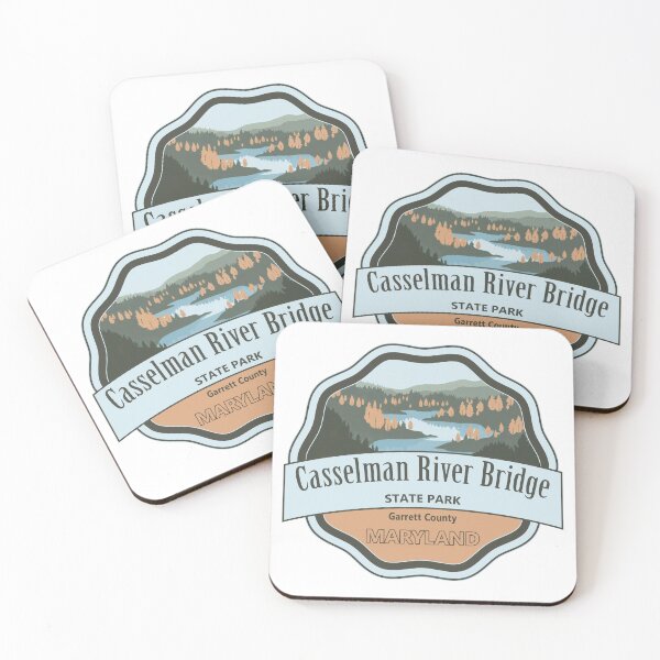 Item preview, Casselman River Bridge State Park Garrett County, Maryland designed and sold by Wanderful-roads.