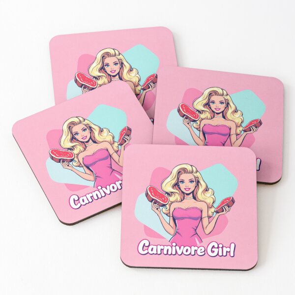 Aperçu de l'œuvre Fille carnivore rose | Design créée et vendue par Classic fem.