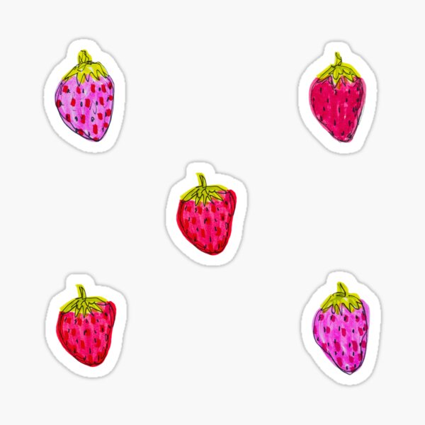 Vista previa del artículo con la obra «Fresas lindas», diseñado y vendido por livebrave3.