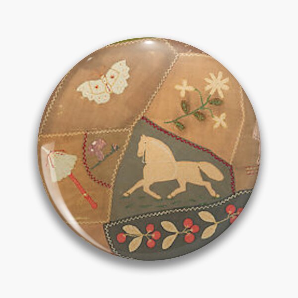 Item preview, All Sorts Country Cottage Quilt | White Horse designed and sold by AnimaliaStar.
