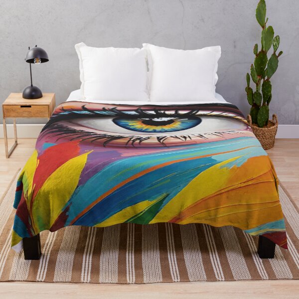 Item preview, Beautiful human eye and colorful leaves. designed and sold by DaliaSabryTee.