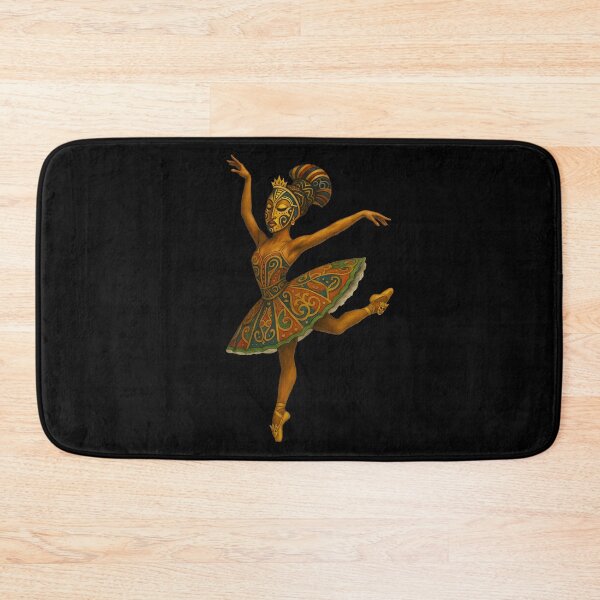 Item preview, African Tribal Mask Ballerina | Cultural ballet dancer Art Design on Apparel & Gifts designed and sold by DrawHandArt.