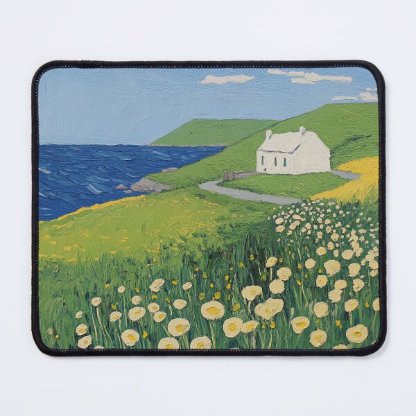 Item preview, Ireland landscape | Post-impressionist painting style designed and sold by ComicsFactory.