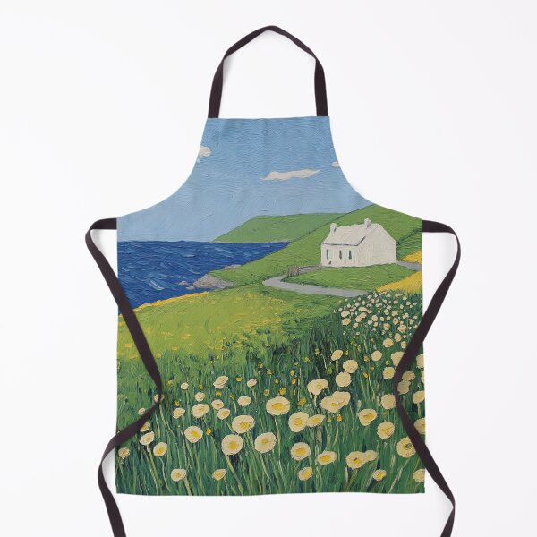 Item preview, Ireland landscape | Post-impressionist painting style designed and sold by ComicsFactory.