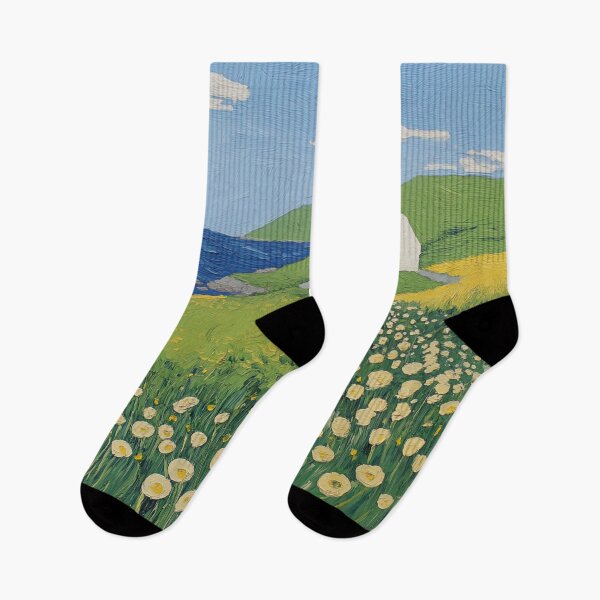 Item preview, Ireland landscape | Post-impressionist painting style designed and sold by ComicsFactory.