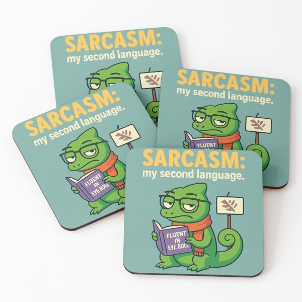 Artikelvorschau, Fluent in sarcasm entworfen und verkauft von SgtRedGoWx.