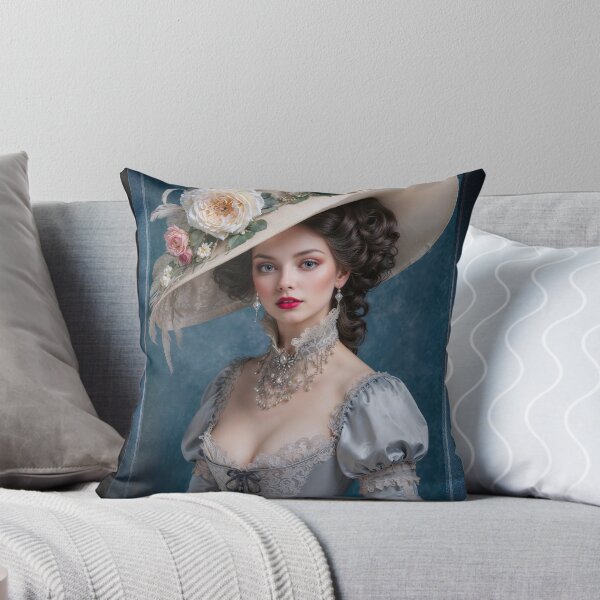Item preview, A Portrait of Eloise d'Armentière, An Ode to Classic Elegance Mesmerizing AI Concept Art by Xzendor7 designed and sold by Xzendor7 Digital Art Creations.