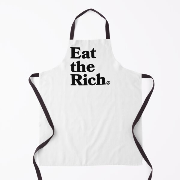 Item preview, Eat the Rich - Circle A Anarchy Symbol (black) designed and sold by Thelittlelord.