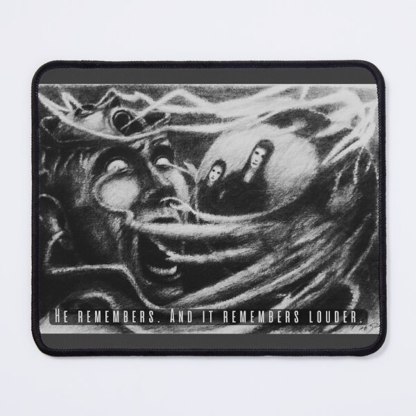 Item preview, He Remembers. And It Remembers Louder – Surreal Drawing of Memory & Echoes designed and sold by Anomaly Effect.