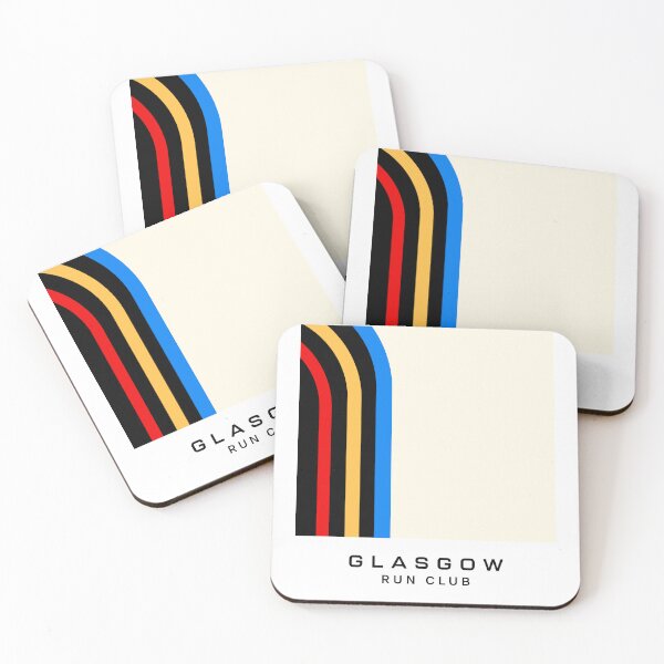 Item preview, Glasgow Run Club Scotland Abstract Bauhaus Style Design designed and sold by cartoosh.
