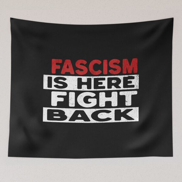 Item preview, Fascism Is Here Fight Back Womens March Stand Up T-shirt designed and sold by ViviWyco.