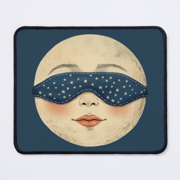 Item preview, Sleeping Vintage Moon designed and sold by RoseoftheWild.
