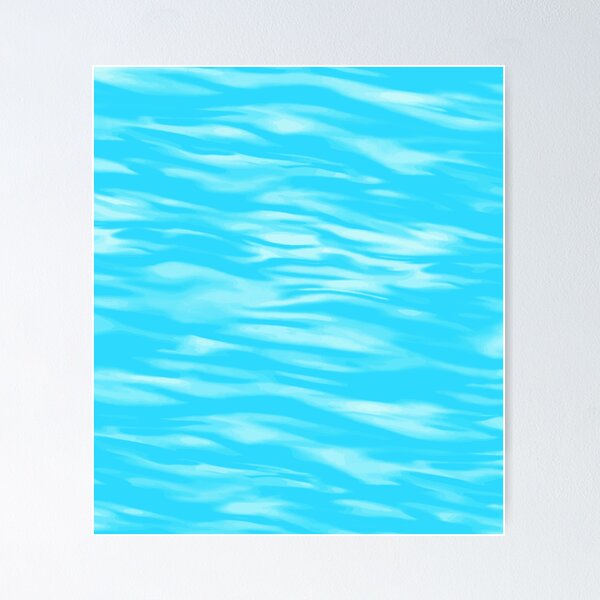 Item preview, Bright Blue-Green Waves designed and sold by CountyKent.