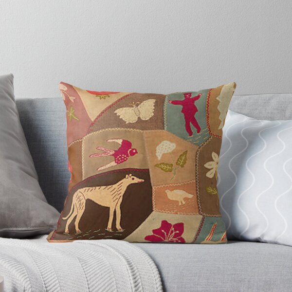 Item preview, All Sorts Country Cottage Quilt | Brown Dog designed and sold by AnimaliaStar.