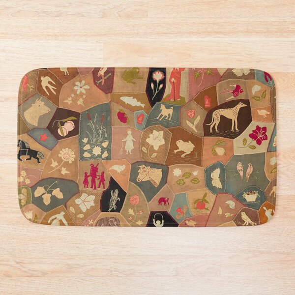 Item preview, All Sorts Country Cottage Quilt | Brown Dog designed and sold by AnimaliaStar.