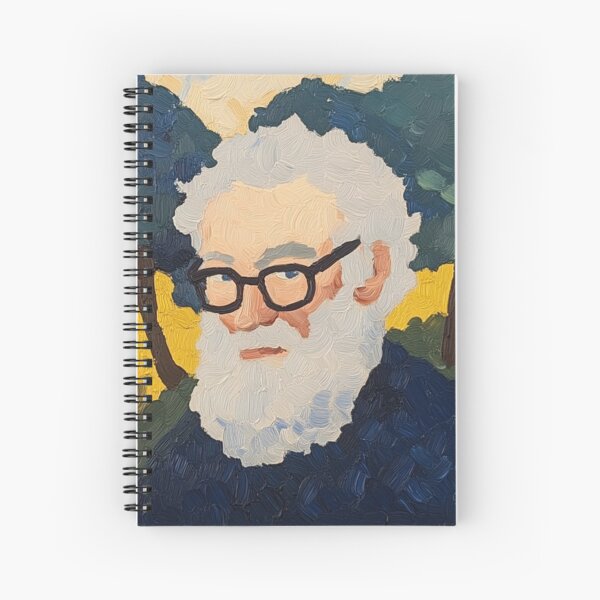 Item preview, Isaac Asimov | Post-impressionist painting style designed and sold by ComicsFactory.