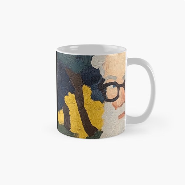 Item preview, Isaac Asimov | Post-impressionist painting style designed and sold by ComicsFactory.