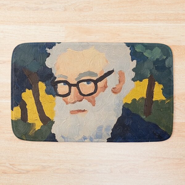 Item preview, Isaac Asimov | Post-impressionist painting style designed and sold by ComicsFactory.