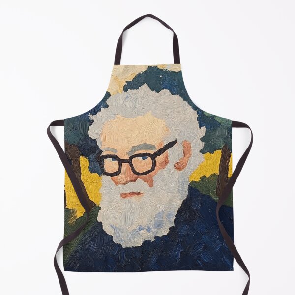 Item preview, Isaac Asimov | Post-impressionist painting style designed and sold by ComicsFactory.